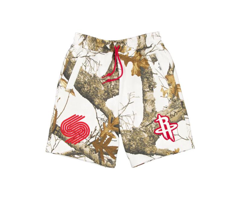Men 2025 NBA Houston Rockets shorts style 1